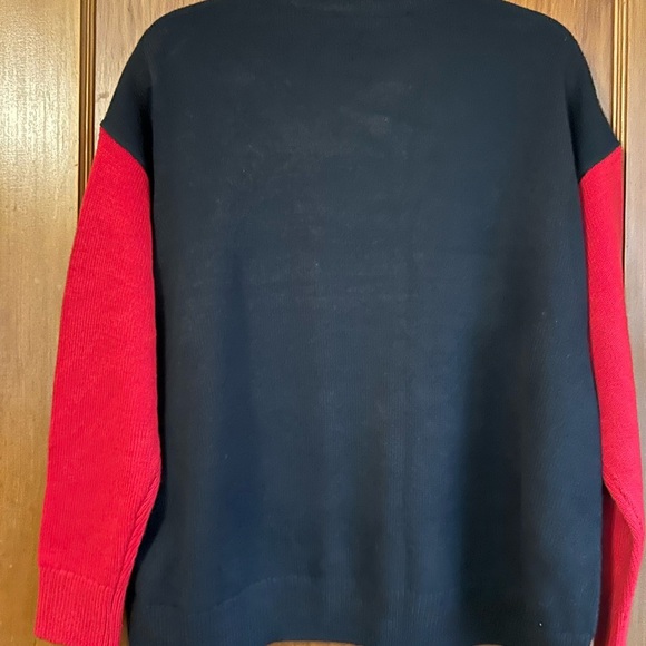 Tommy Hilfiger Red Sweater with Button Detail - Picture 2 of 3